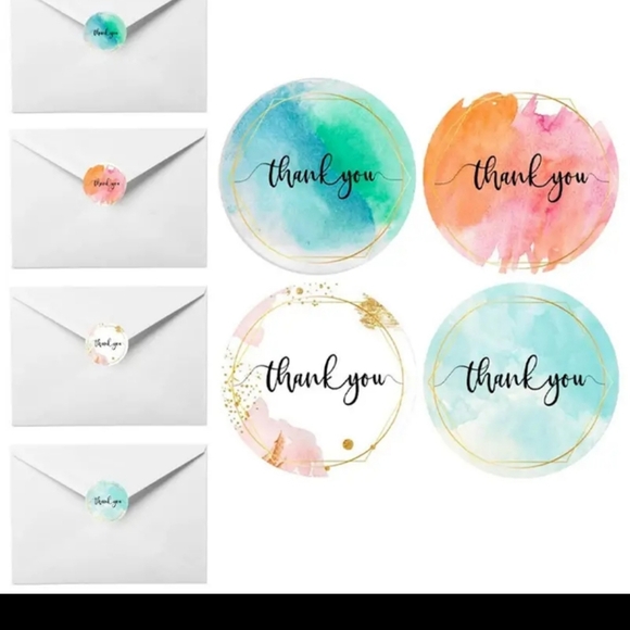 1.5 Inch Thank you stickers - Picture 4 of 4